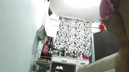 Voluptuous stepmom caught on camera