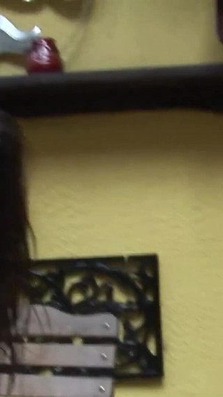 Whore wife coming to the pub to fuck with a huge rubber cock while they film her