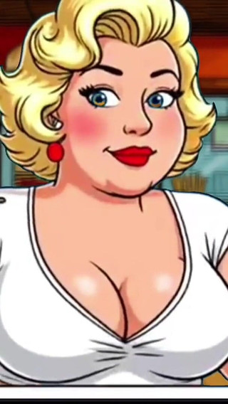 She Knows How to Get a Good Tip. Cartoon