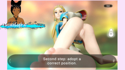 Royal Training - Zelda Has Made a Floating Light and Is Masturbating and Fucking Herself