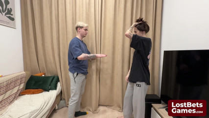 A Thrilling Game of Strip Hand Slap Ends with a Wet Blowjob