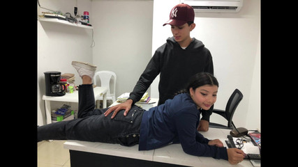 My Beautiful Stepsister Bent Down and Seeing My Big Penis Made Her Want to Touch It!