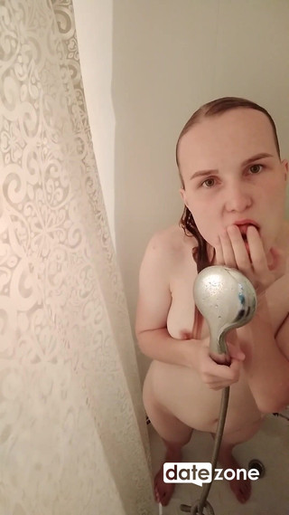 Wet Teen in a Hot Shower