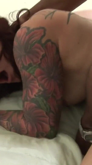 Tattooed redhead chick fucked hard from Shorty Mac