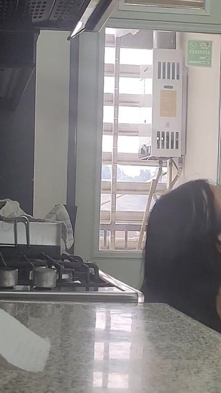 Flirty and Big-ass Stepmom, Only Fans in Slow Motion, Kitchen Sex