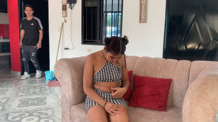 Indian Girl Pays Debt with Her Rich Ass and Lets the Cream Be Poured Into Her Mouth.