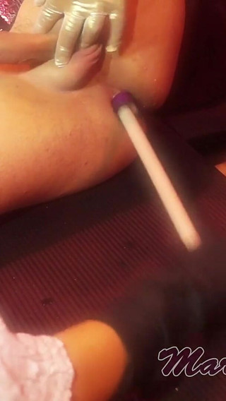 Step Sister Saw Brother in Women's Clothes and Fucked His Ass with a Strap-on