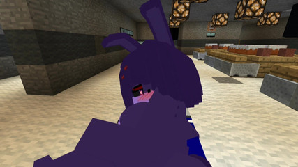 Minecraft Fapcraft: Fazclaire's Nightclub Edition I Fuck Bonfiie, Bonnie, in the Ass and Doggy Style