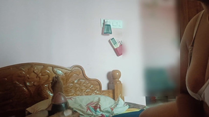 Hot Indian Housewife Sreejaa Sucking My Dick