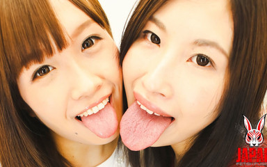 Intense Lesbian Kiss with Intertwined Saliva Yua Hidaka Kayama