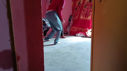 Desi Village Girl Indian College Girl Doing First Time Sax with Bad Boy Math Teacher at the Store Room