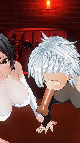 Lesbians Caught Me and Sucked My Dick