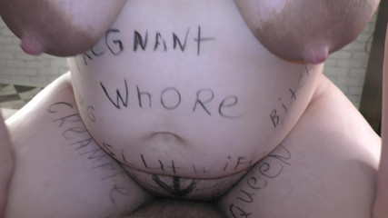 Big boobed pregnant wife femdom ride in cowgirl pose on her small dicked hubby! - Milky Mari