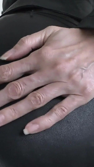 Leather Ass Pampering POV, Beautiful Hands, Leather Ass Kissing and Sniffing Lady Victoria Valente