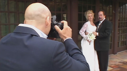Wedding Bride Photo Shooting Ends in a Wild Fucking