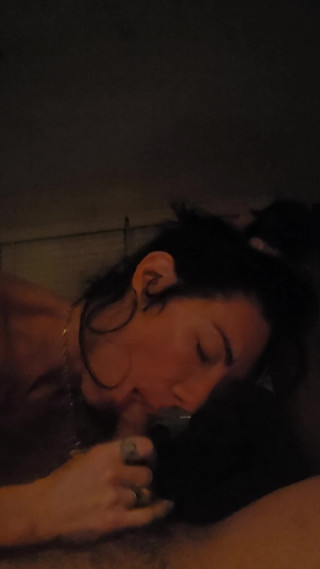 Sexy MILF Deep Throats Rock Hard Cock Until She Gets Load of Cum to Swallow