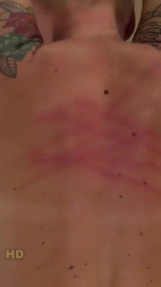 Cora bare back whip punish