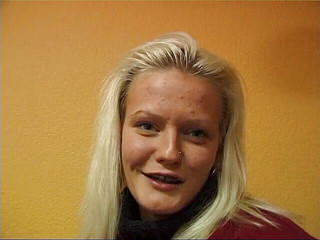 Sexy blonde girl will do anything