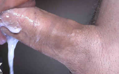 Ebony Mouth Filled up to the Brim by Big White Cock