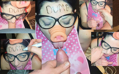 We Were Made to Be Cumsluts Pig Wife Cum Whore