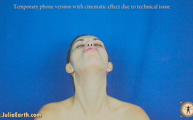 Day 9 of face fitness with Julia v earth. continue to work on your own beauty, even with a technical issue.