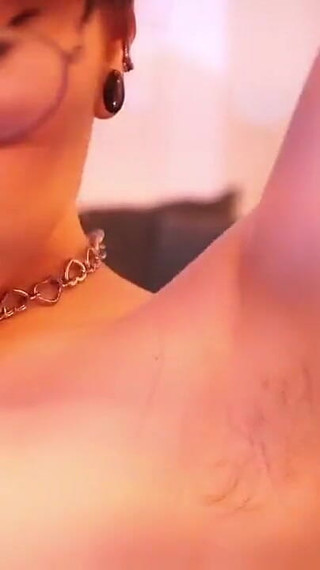 Spitting and Licking My Hairy Armpits