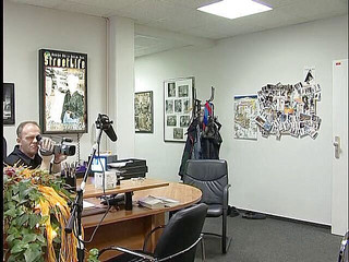 Brunette teen showing her ass at casting