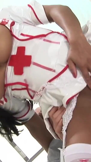 India Babe checks out patient's cock but can't resist