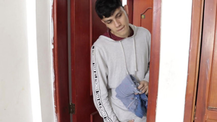 Hey Stepson!! Pass Me the Panties I Have in the Bathroom, Sex with Horny Stepmom