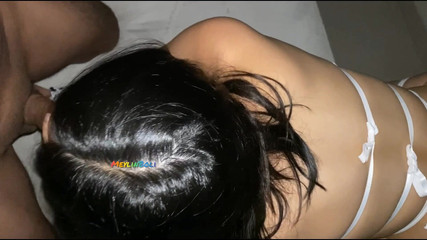 My Sister-in-law, Who Squeezes Her When She Is Alone at Home, I Find Her in Very Hot Lingerie