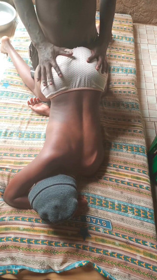 Fucking This Beautiful Black Girl in the Kitchen