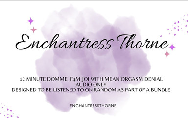 Femdom JOI Mean Denial 04