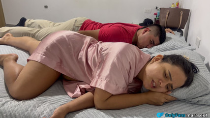 He Fucks His Stepmother in a Hotel Room