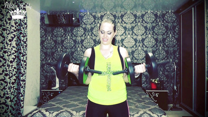 Beating my weight lifting challenge! More than 80 repeats for biceps