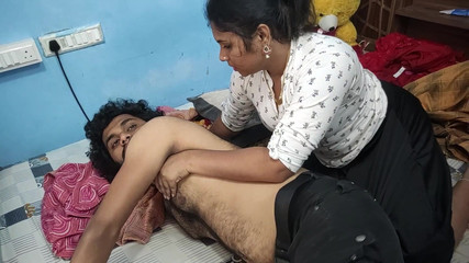 Long Lip Lock with Step Sister in Bedroom