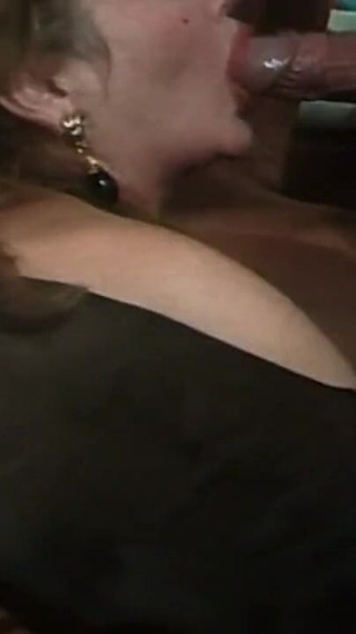 Marina Lotar: This Old Slut Gets Her Pussy Licked While Sucking Two Cocks