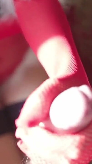 Slim Asian Teen Seduces Her Lover with Stockings & Toys Before a Hot Christmas Facial