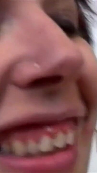 Titty slut touches her pussy with dildo while watching porn