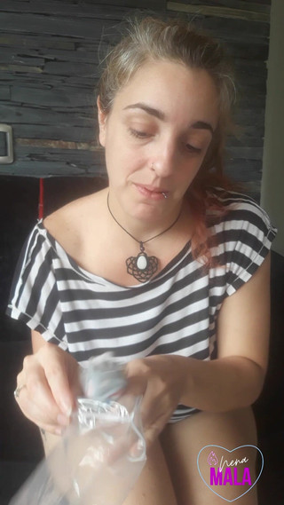 Argentinian Blonde. Cordobesa Parades Her Used and Dirty Thongs