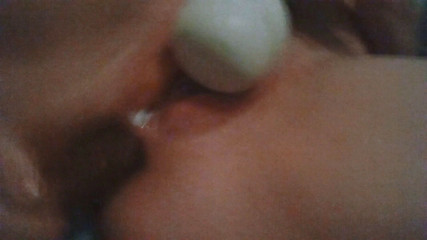 Kendra plays with her ass & pussy