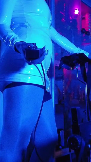 Goddess Eva Latex Domina Femdom Solo Fetish Toys Fuck BDSM Heels Pvc Big Ass MILF