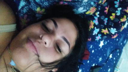 Pussy Pounded and Creampied in Doggy Style by a Big Black Cock While Cuckold Is at Living Room