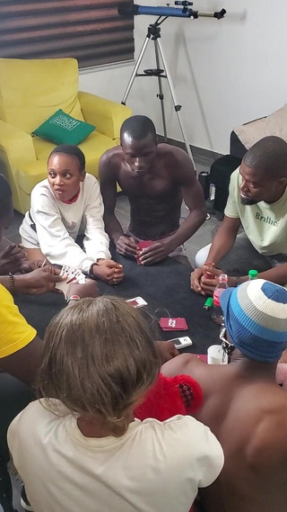 A Hot Bisexual Orgy After Playing Games Night Games