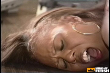 Blonde Ebony Gets Her Bush Drilled Deep by a White Man at Job Interview