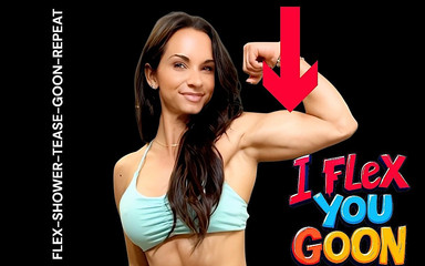 Flex Shower Tease Goon Repeat