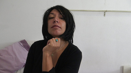 Hairy Amateur Stepmom Shows Her Pussy to Stepson