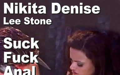 Nikita Denise & Lee Stone suck fuck anal ass to mouth facial