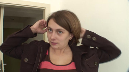 Sexy Looking Babe From Germany Pleasing a Cock in POV for the First Time