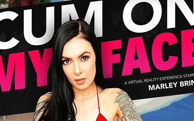 American Daydreams - Marley Brinx Fucking in the with Her Tattoos VR Porn