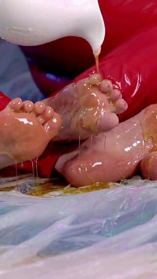 Foot Fetish and Pussy Play Licking Ass Tease Fetish Clothes - Arya Grander